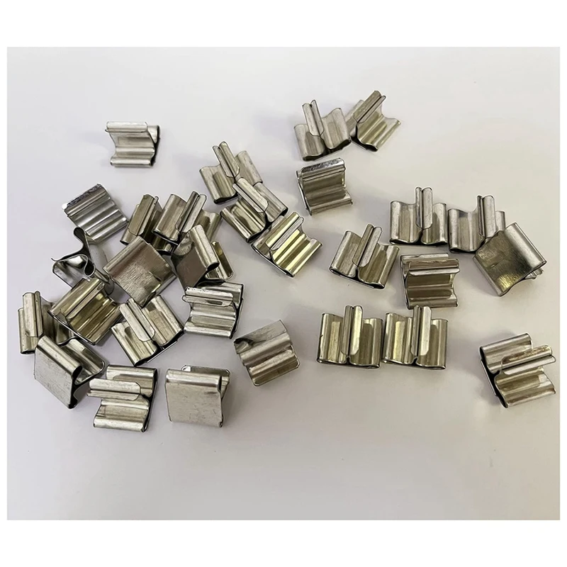 100 PCS Metal Wick Sustainer,Wick Holder For Wood Wick Candle