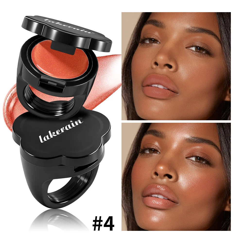 أحمر الشفاه للشفاه الخد نمط حلقة أحمر الشفاه ترطيب شير بريق تينت بلسم الشفاه غير لزجة طويلة الأمد مقاوم للماء مستحضرات التجميل #2