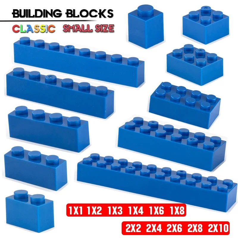 

Building block 1X4 1X8 2X2 2X6 hole Blue brick basic accessories education creativity compatible brand building block toys