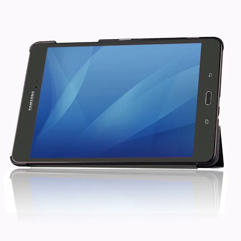 Case for Samsung Galaxy Tab A 8.0 (SM-T350/T355/P350/P355), Tri-fold Flip Durable Leather Portable Protective Sleeve
