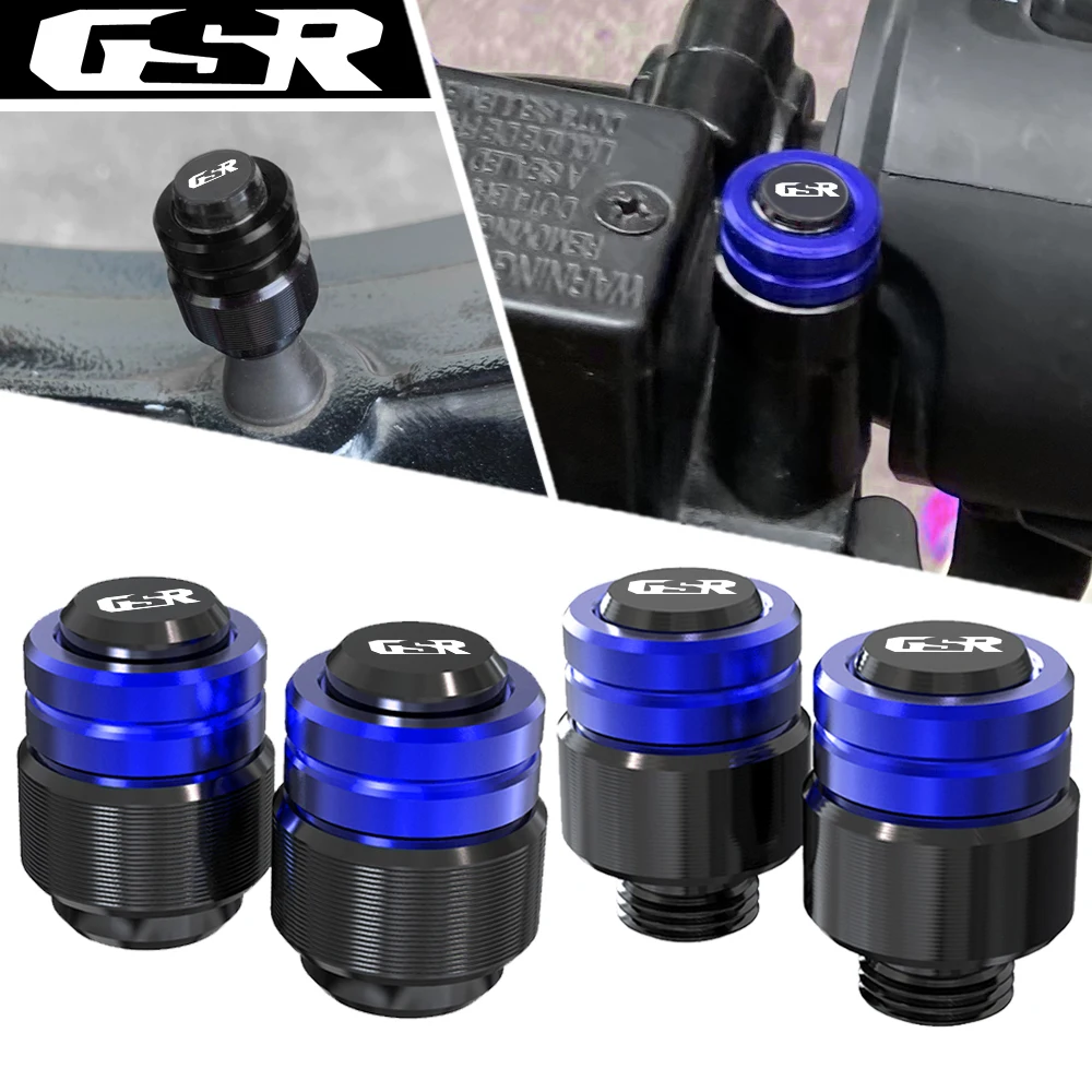 

FOR SUZUKI GSR400 GSR600 GSR750 GSR 400 600 750 2006-2023 2022 Rearview Mirror Plug Hole Screw Cap & Tire Valve Stem Caps Cover