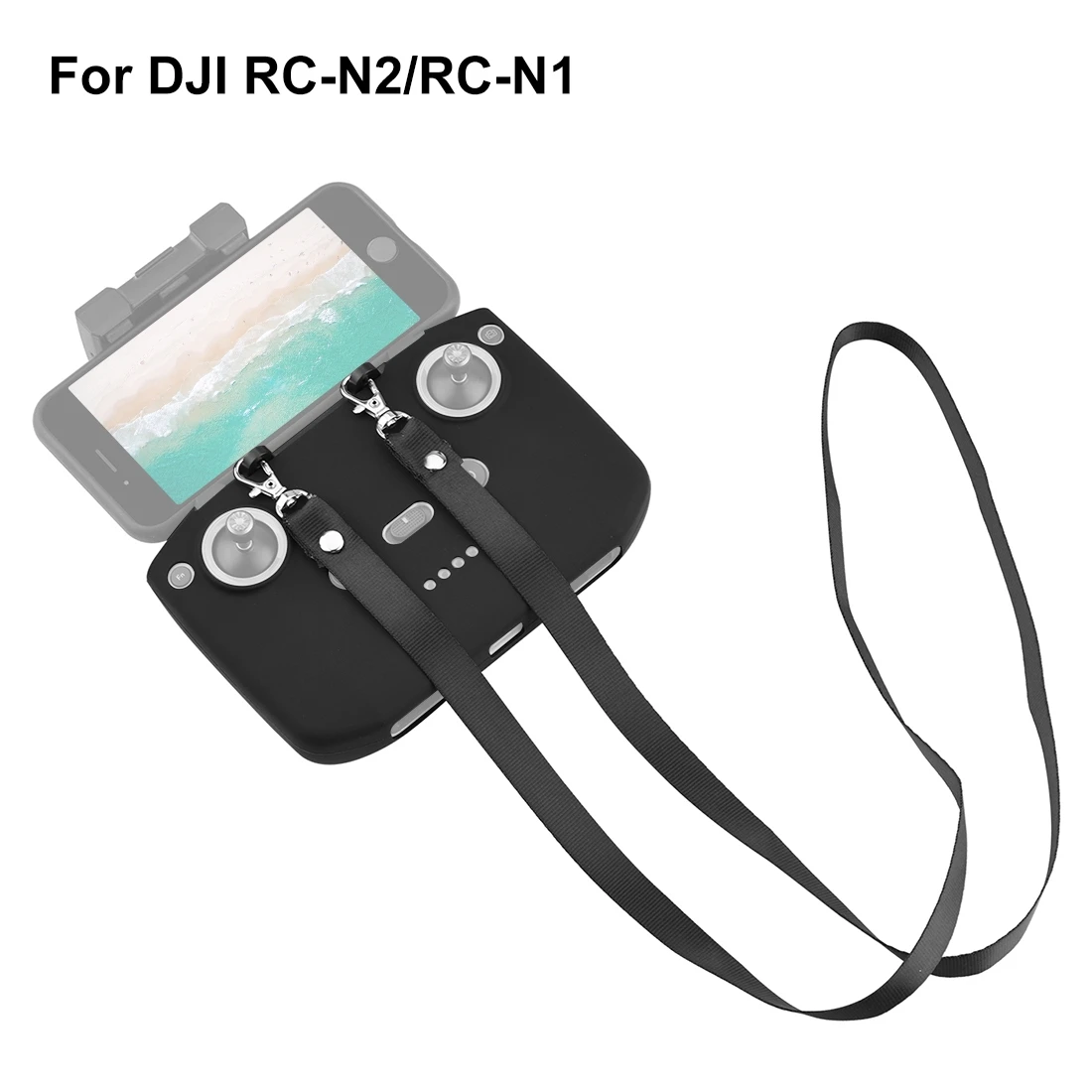 PULUZ Anti-scratch Silicone Case with Neck Strap for DJI Neo/Mini 3/3 Pro/Mavic 3/Air 2S/Mini 2 RC-N2/RC-N1/RC-N3 Remote Control