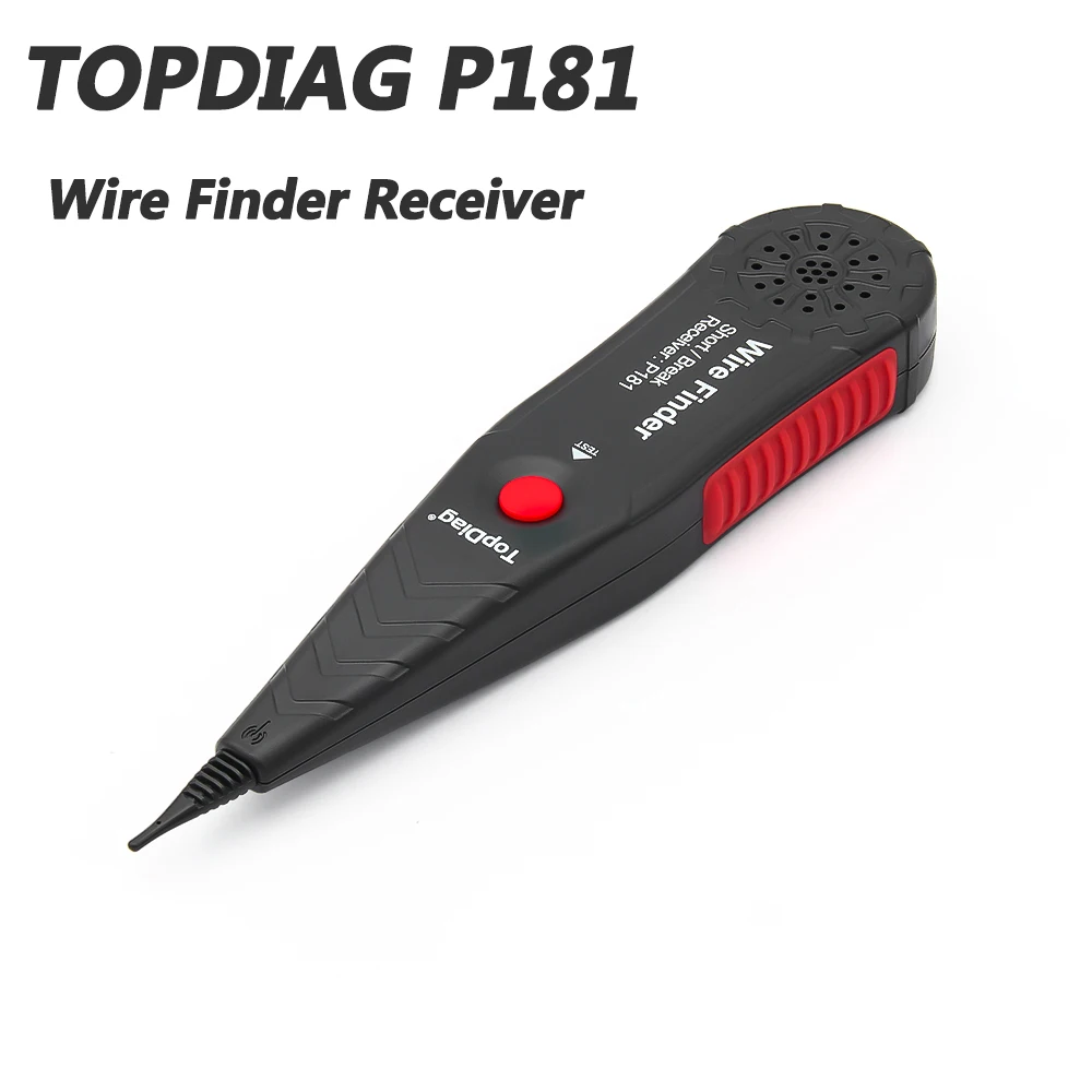 

Приемник для поиска проводов TopDiag P181, 9 В, инструменты для диагностики короткого замыкания автомобиля