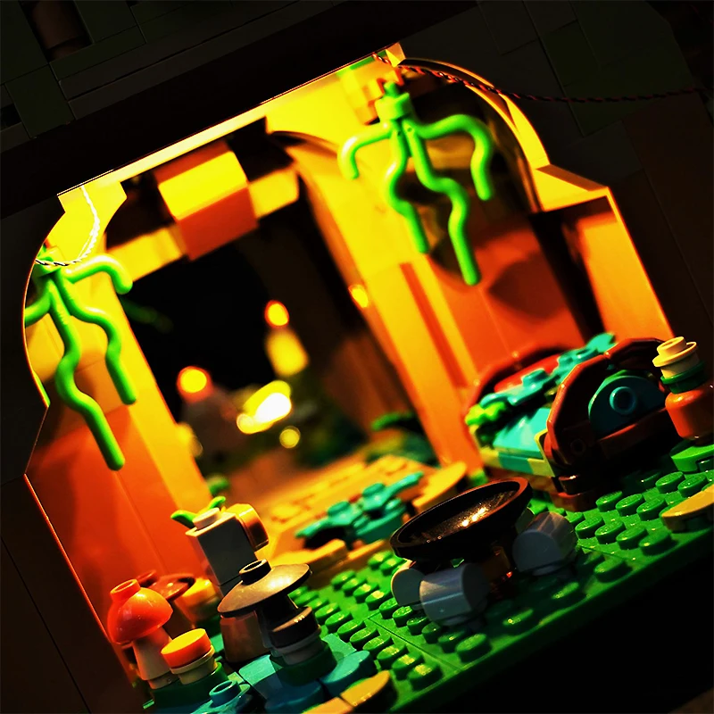Kit de luz LED de alta gama para Lego 77092 (solo luz LED, sin modelo de bloques) Diseño de precisión para un ajuste perfecto
