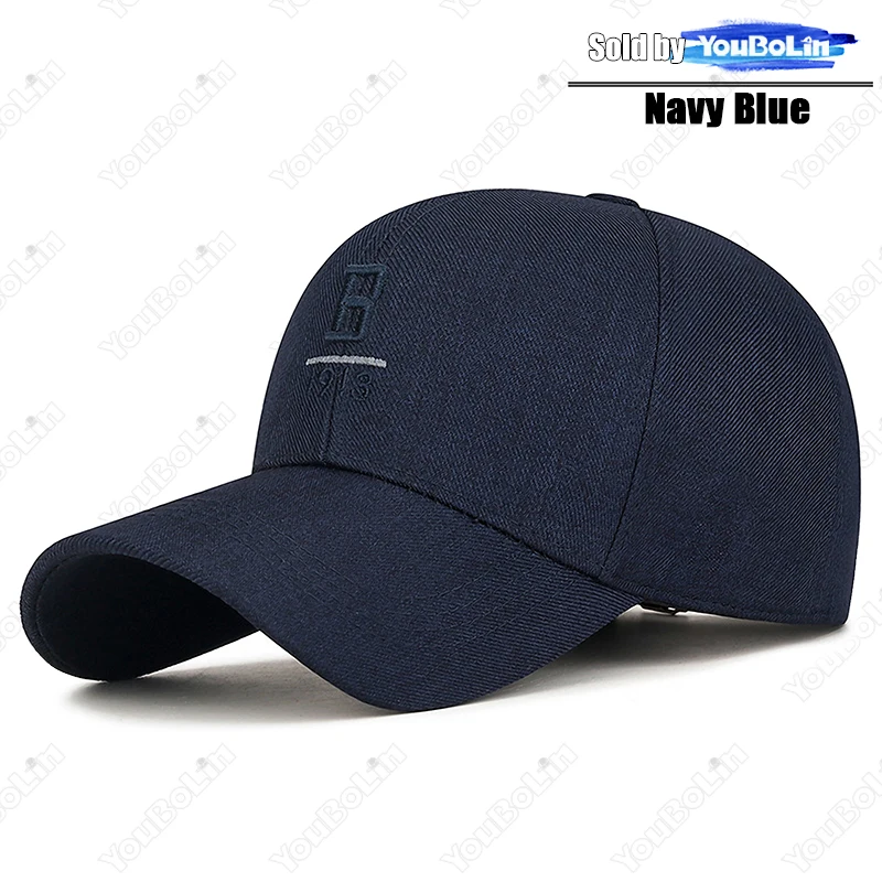 Mens Outdoor Hard Top Embroidered B Letter 1913 Baseball Cap Middle-Aged Leisure Sun Protection Trend All-Match Baseball Cap