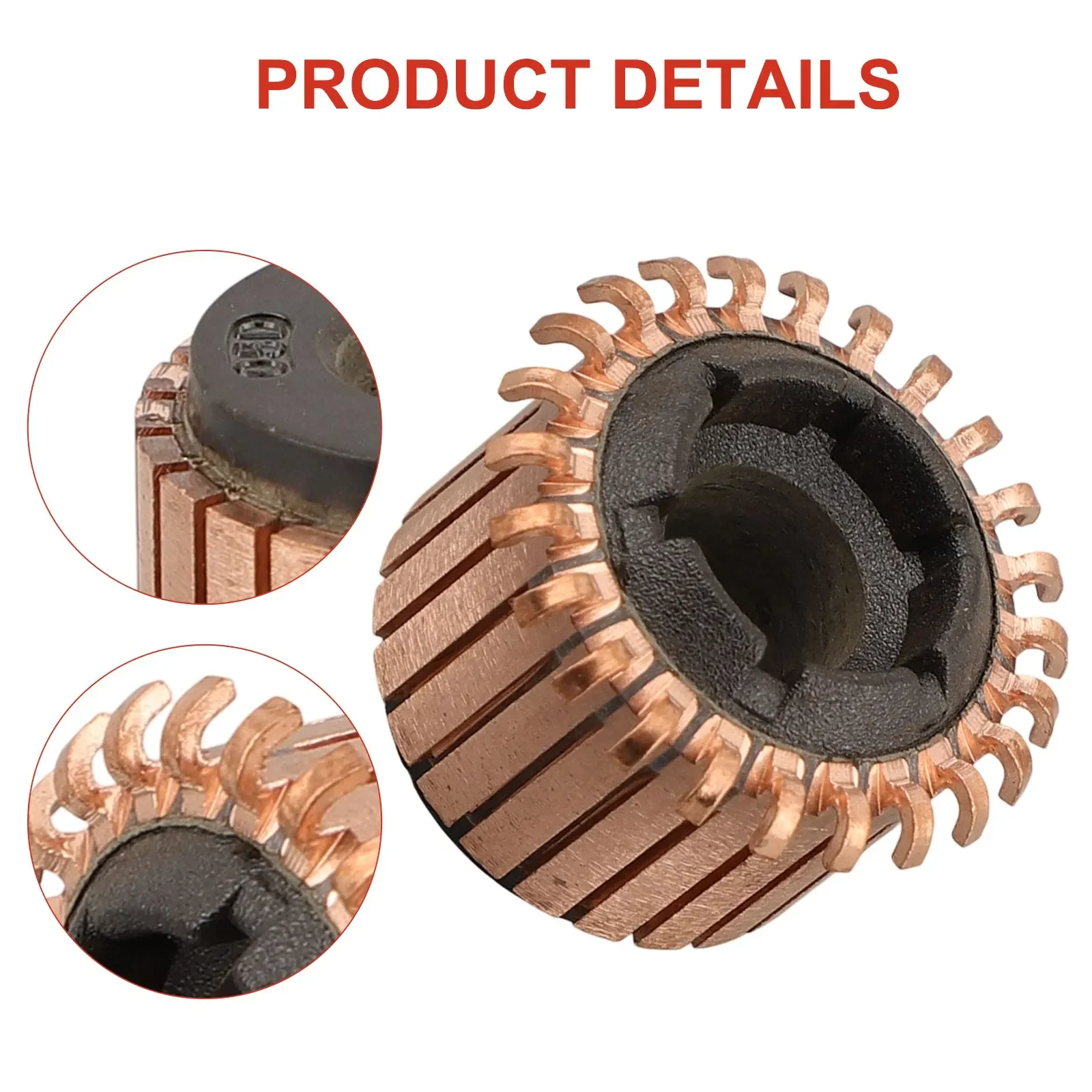 Accendi il tuo motore con questo 22 65X9 5X15mm (ID OD H) 24P denti gancio in rame tipo commutatore motore elettrico