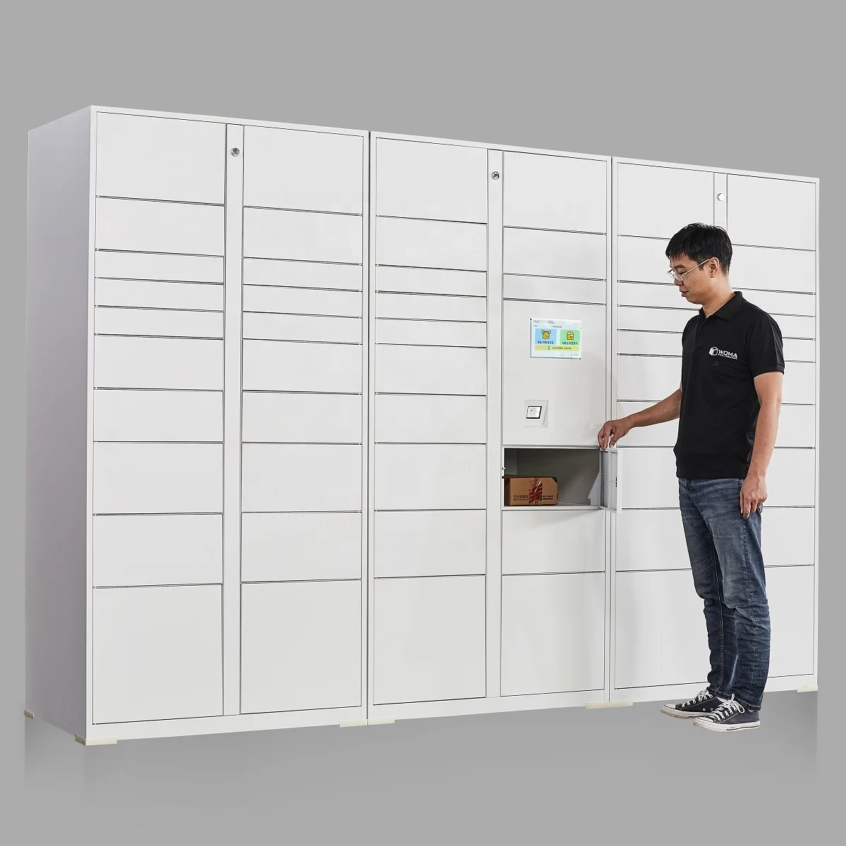 

Storage Locker Outdoor Electronic Parcel Delivery Steel Locker Smart Locker