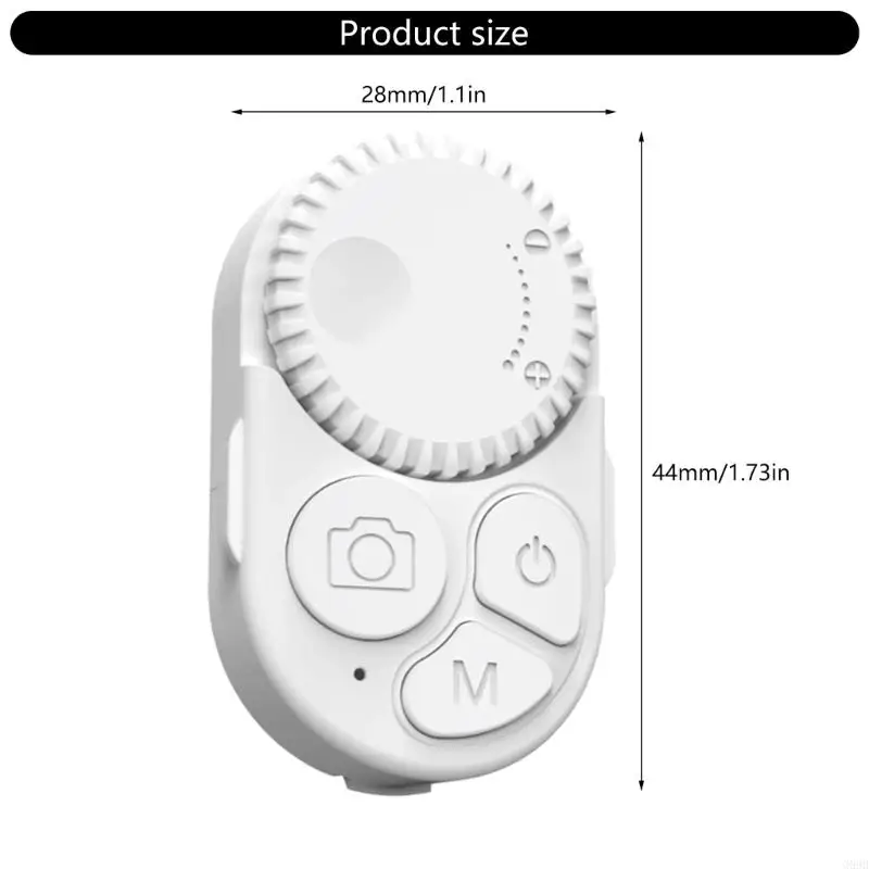 G99B Universal Smartphone Zoom Shutter Remote Lightweight Plastic Photography Gadget