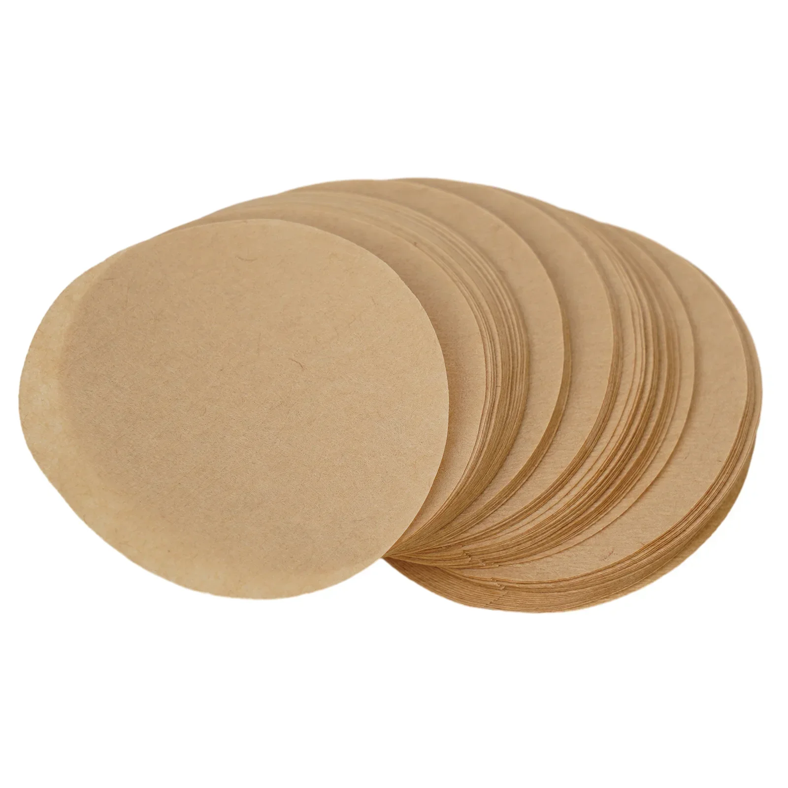 Powder Bowl Filters Coffee Filter Paper 100 Pcs 51mm/53mm/58mm For Espresso Coffee Maker Raw Wood Pulp Brand New