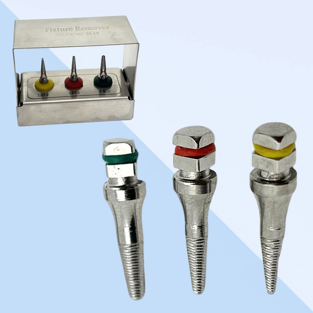 

3 PCS Dental Bone Expander SOS Set for Broken Implant Removal Failed Fixture Extraction Surgical Instrument Kit