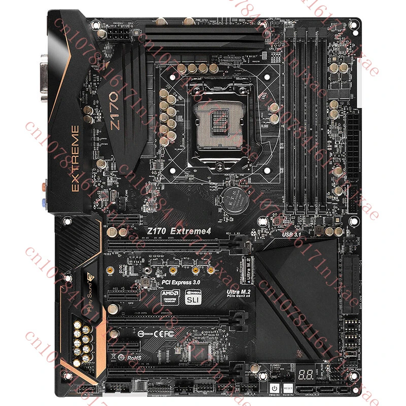 

For Asrock Z170 Extreme4 Motherboard DDR4 M.2 DVI+HDMI+DP LGA1151 64GB ATX.