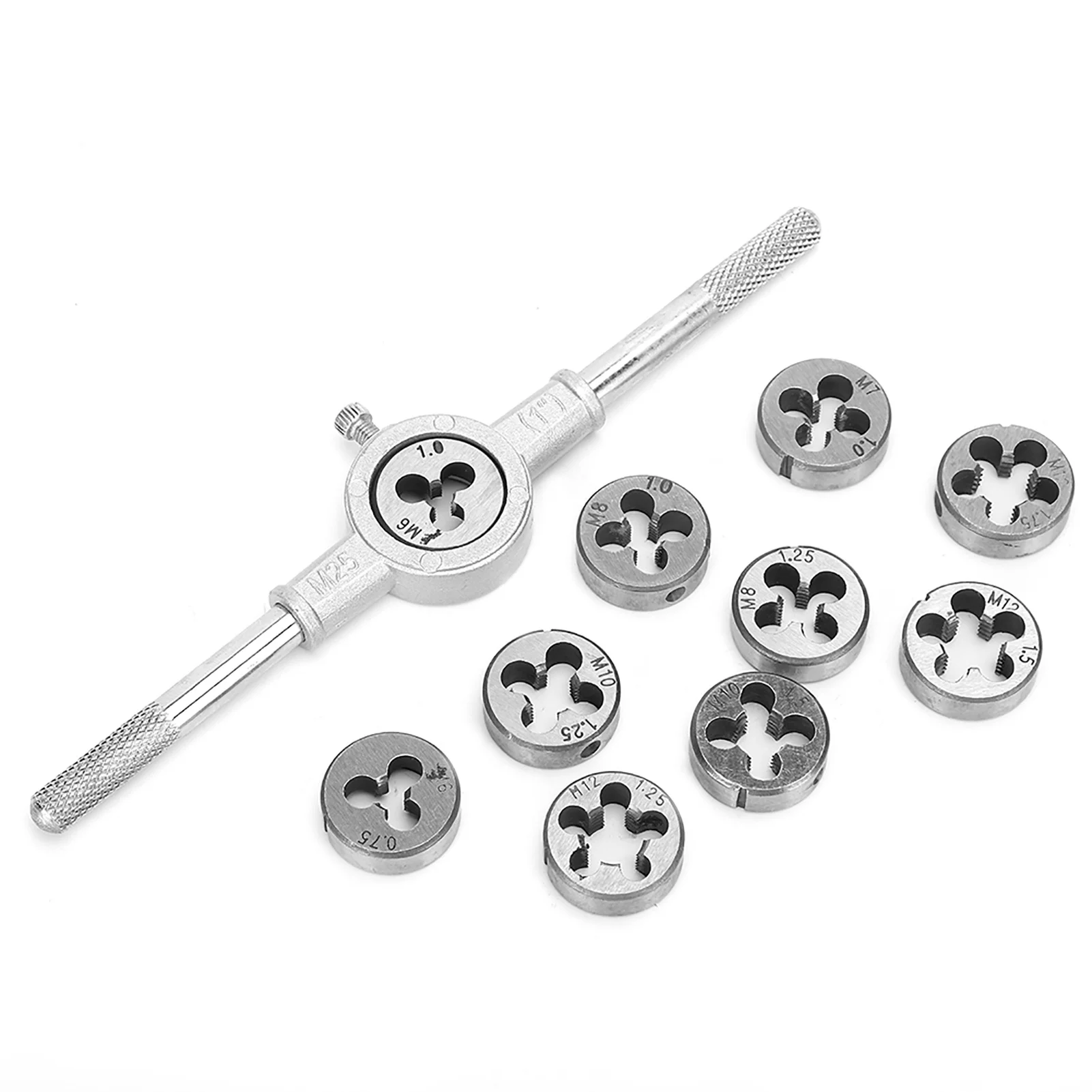 Screw Thread Tap Die Set External Thread Cutting Hand Tool Kit for Thread Processing