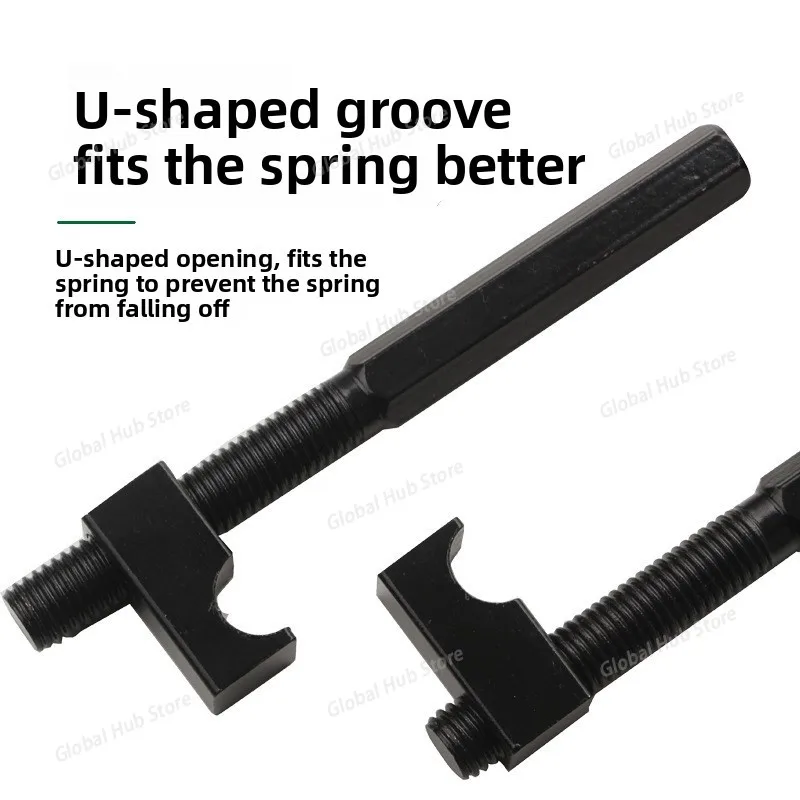 Coil Spring Compressor Kit Claw-type Shock Absorber Spring Remover Motorcycle Motorbike Manual Removal Puller Tool