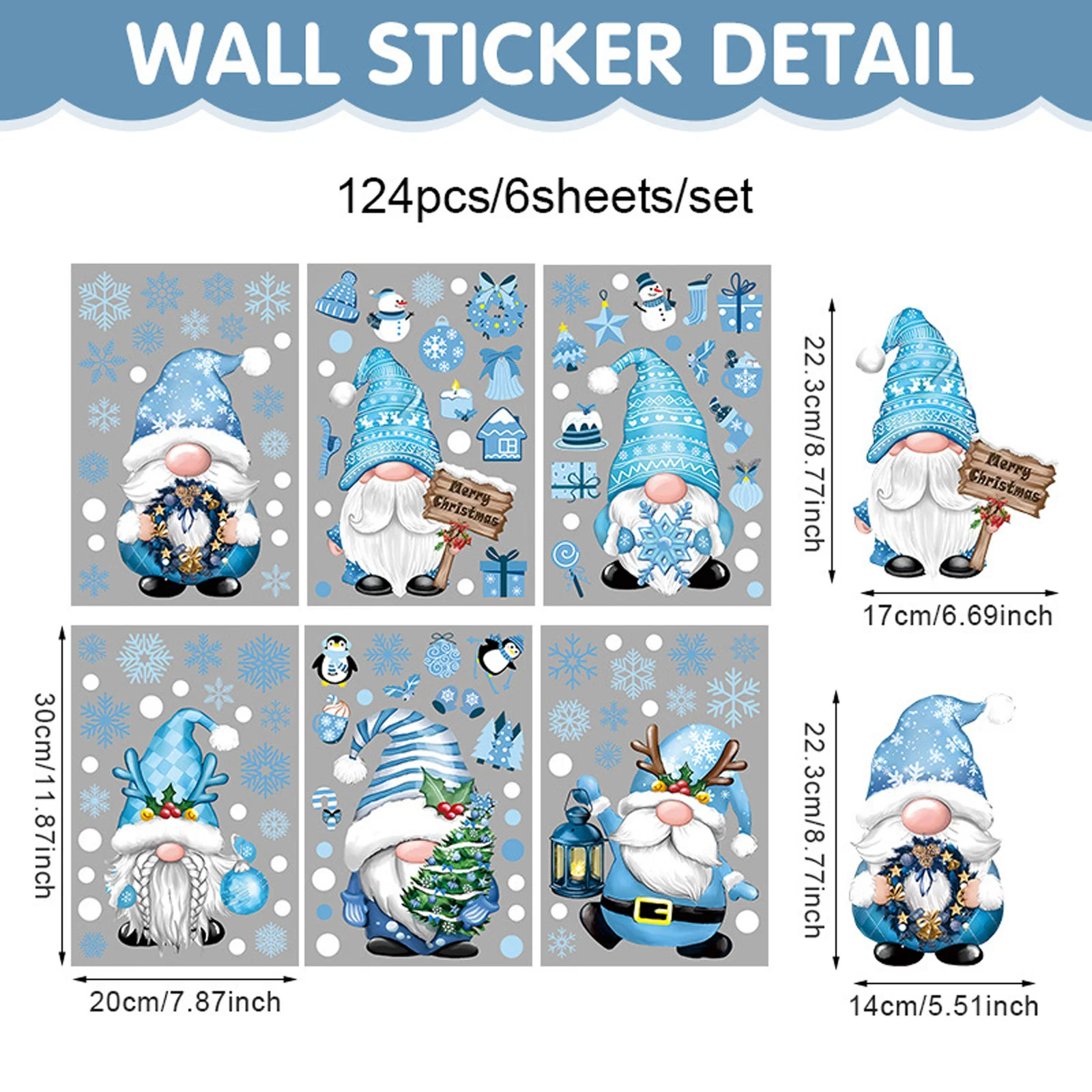 2025 ملصقات ديكور عيد الميلاد الكرتون عيد الميلاد عنصر كهرباء الزجاج ملصق نافيداد السنة الجديدة الطرف الديكور الدعائم 2026