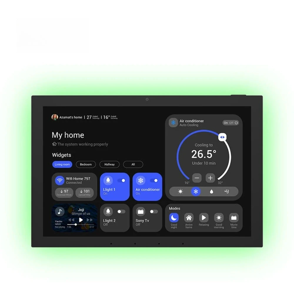 2025 الوافدين الجدد RK3566 واجهات متعددة 10 بوصة جدار تصاعد محور المنزل الذكي صوت عن بعد #1