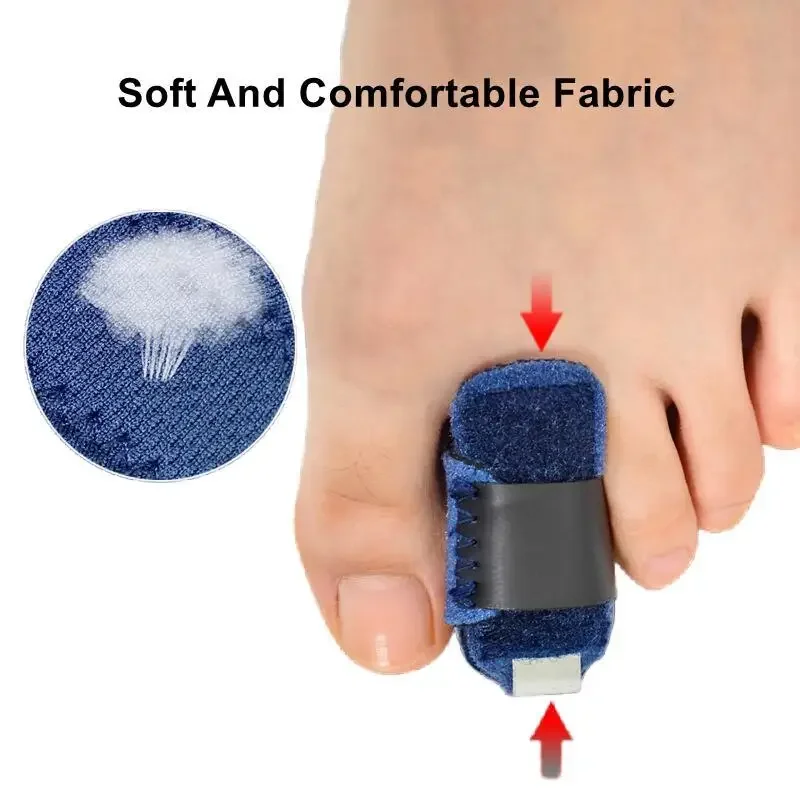 1PCS Toe Splint Straightener for Hammer Toe Corrector Crooked Claw Toe Stabilizer Support Brace Wrap Pain Relief Kids Adults