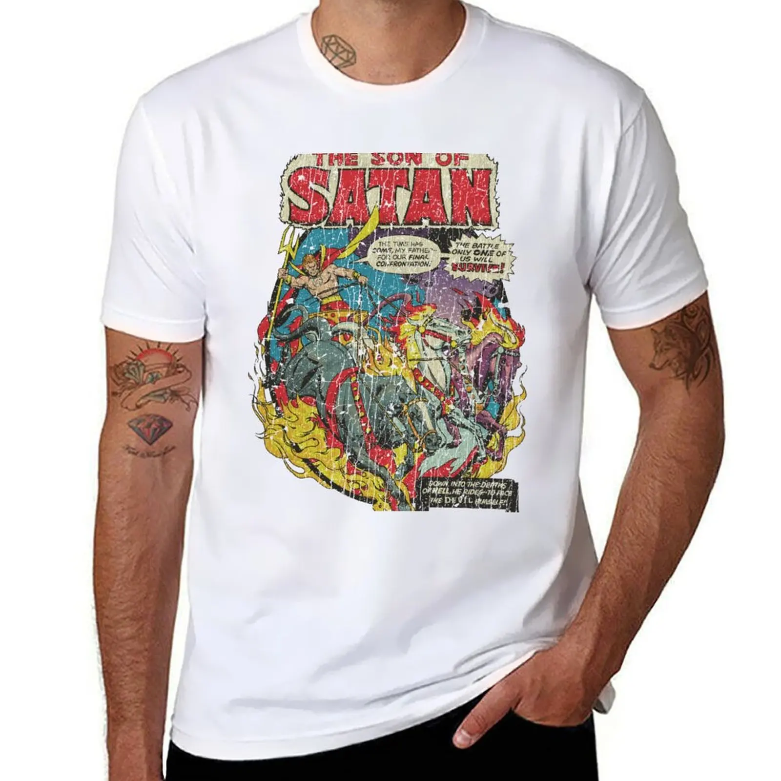 

Satan's Son T-Shirt t shirt man plain anime t shirts for man T-Shirt