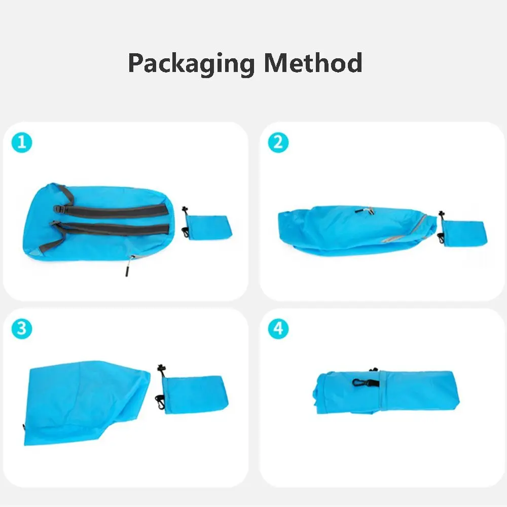 للجنسين خفيفة المشي لمسافات طويلة في الهواء الطلق مقاوم للماء السفر طوي الرجال على ظهره حقيبة السفر الصغيرة المرأة حقيبة نايلون خفيفة الوزن #5