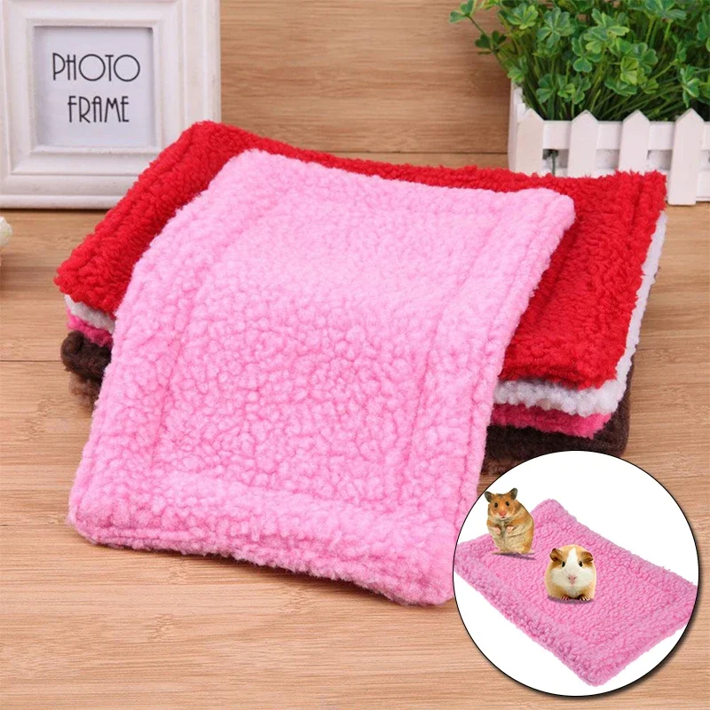 Soft Pet Blanket Mat Small Animal Guinea Pig Hamster Bed Squirrel Hedgehog Rabbit Chinchilla Mat Nest