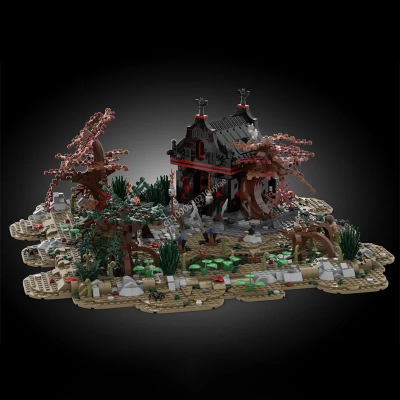 

2951pcs Moc Witchs Swamp-Medieval Village Diorama Modular Building Blocks DIY Creative Assembly Bricks Toys Kids Christmas Gifts