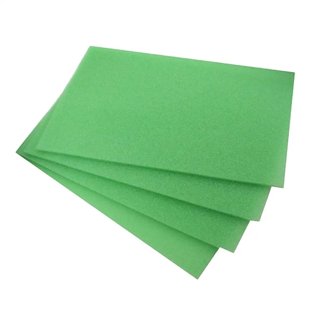 4pcs Kitchen Refrigerator Cabinet Pad Anti-corrosion Fridge Liner Mat Green