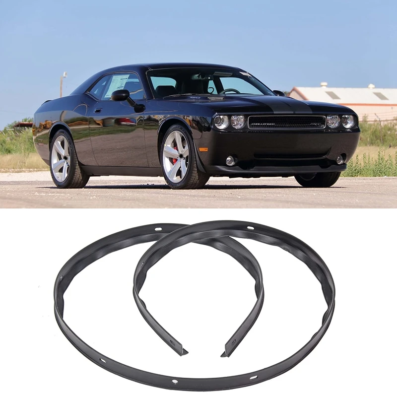 NEW-For 2008-2018 Dodge Challenger 68051392AA Front Hood Bumper Weatherstrip Seal And Rivets