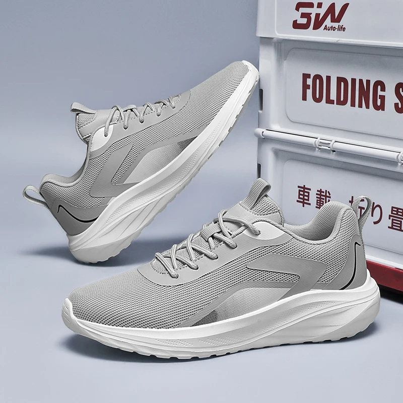 

Мужские кроссовки, новинка 2025 года, легкая спортивная обувь с дышащей сеткой, удобные уличные кроссовки для тренировок в тренажерном зале для мужчин