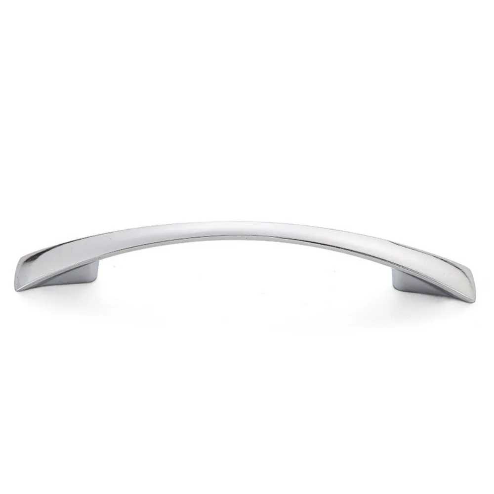 2PCS Curved Profile Cabinet Handles Solid Structure Curved Handle Cupboard Handles Screw Mounting 96/128/160mm Cabinet Knobs