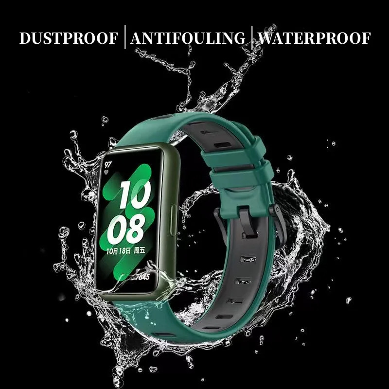 Ersatz gurt für Huawei Band 7 Correa Silikon Armband Armband Armband für Huawei Band7 Armband Huawei Smartwatch Zubehör