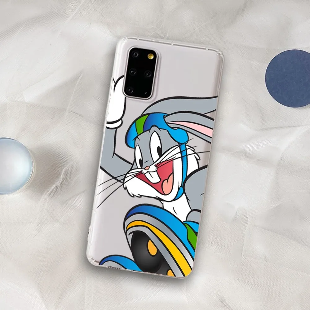 Funny Cute Rabbit B-ugs B-unny Mousepad for Samsung A12 21 30 31 51 52 70 71 for Redmi8 9 10 for Honor10 70 50 Clear Case image 2