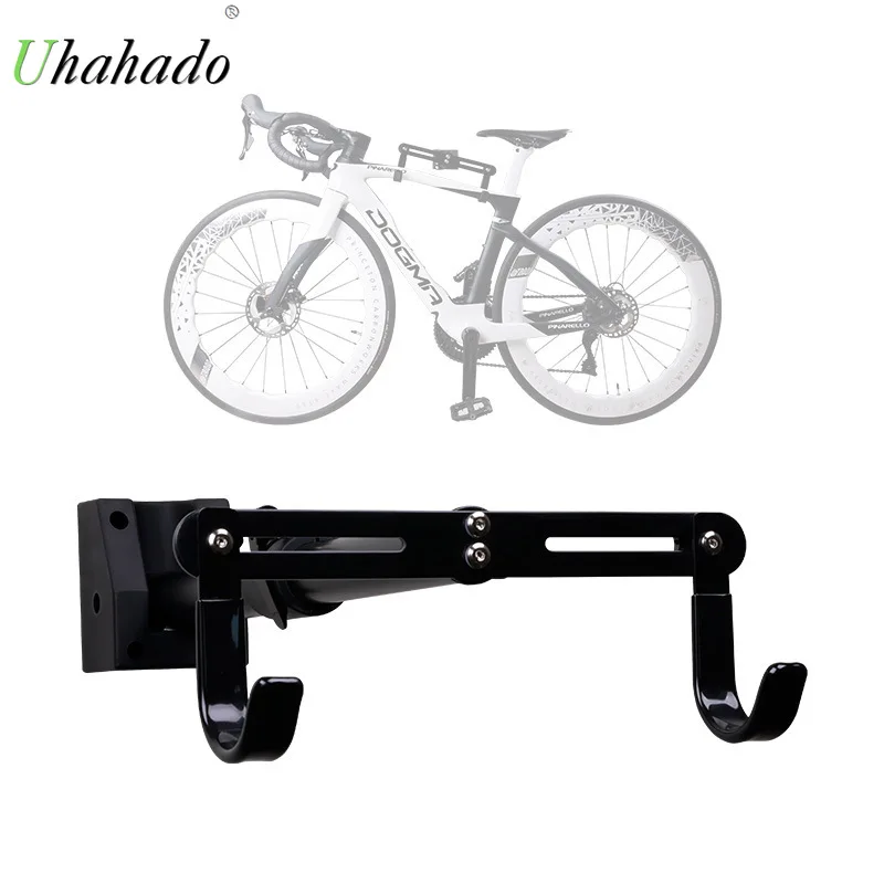 

Настенный тип рамы прицепа для шоссейного велосипеда, парковочный кронштейн для горного велосипеда, регулируемый крючок из алюминиевого сплава, опорная рама