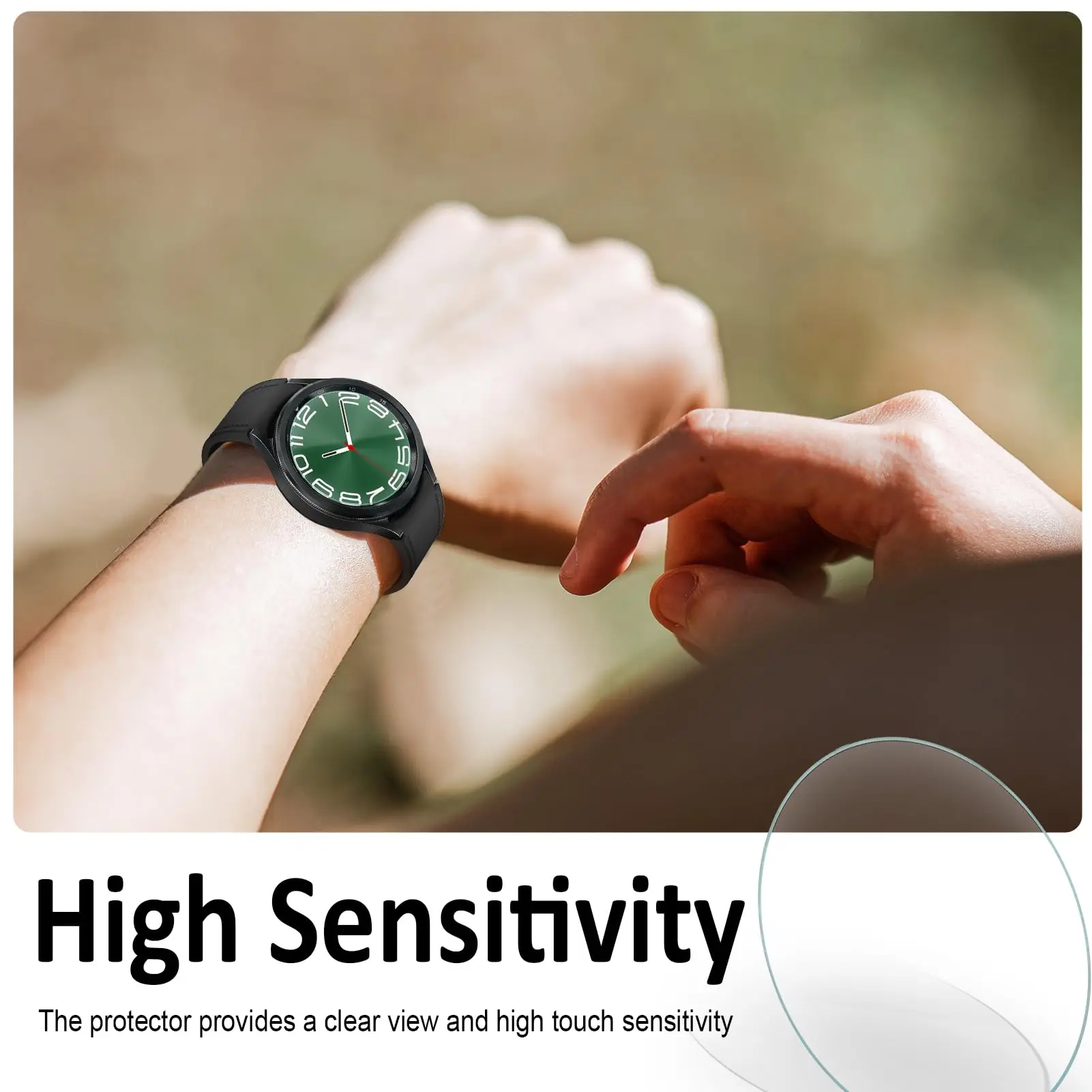 Tempered Glass For Samsung Galaxy Watch 6 40mm 44mm Accessories HD Clear Hydraulic Film Screen Protector Watch 6 Classic 43/47mm