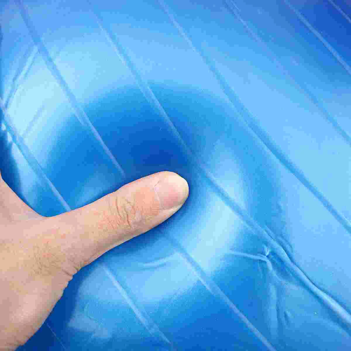 Exercise Ball Frosted 55*55CM Flexible Balance Anti Burst Yoga Auxiliary Blue Pilates