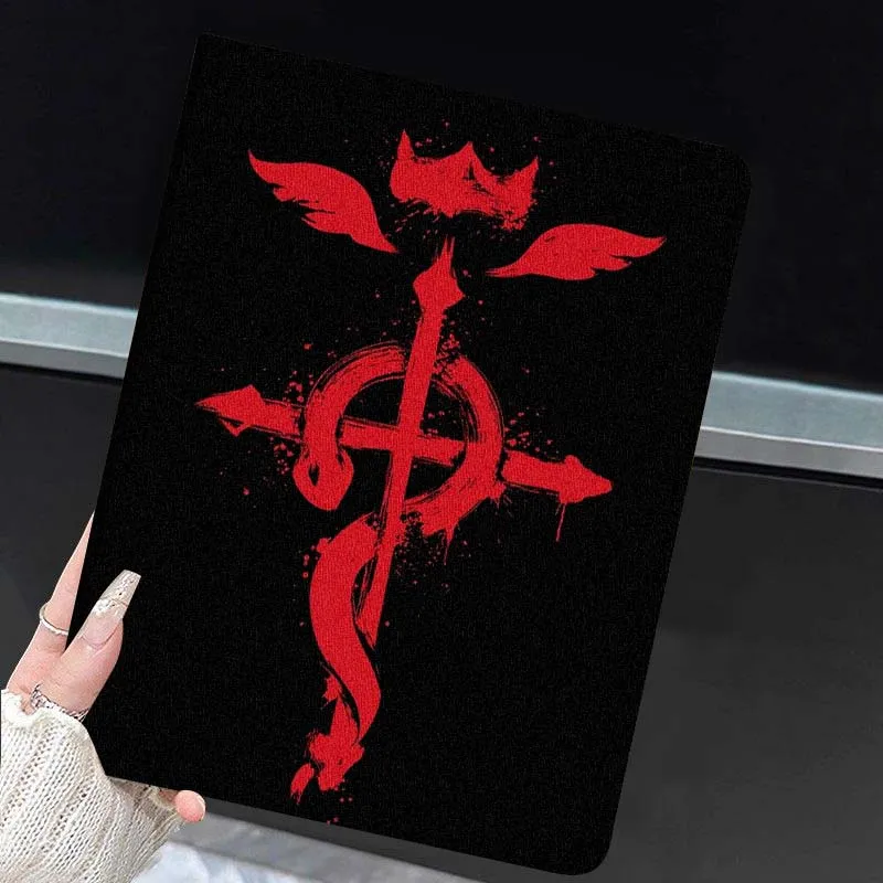 

Fullmetal Alchemist Logo For Samsung Galaxy Tab A7 A A8 A9 A11 S6 S11 10.1 10.4 10.5 Inch Lite PLus Tablet Case