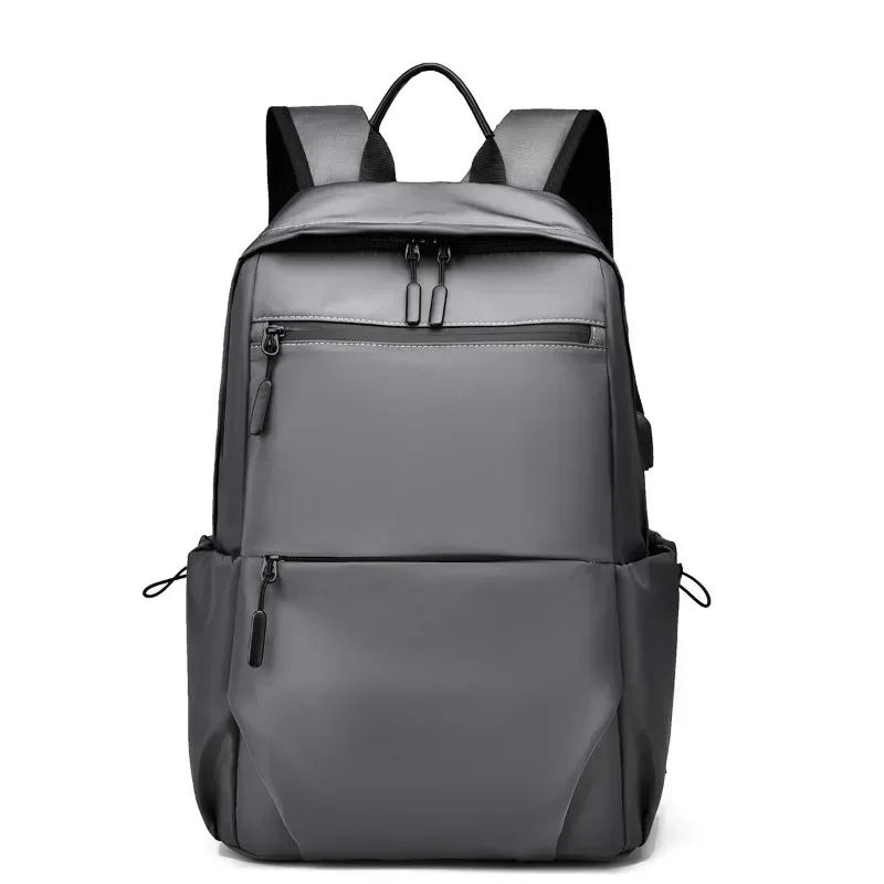 Mochilas de nylon impermeável com zíper, Bolsa de computador ao ar livre Classics Business, Alta capacidade, Sólido, Venda quente, Novo estilo, 2022, Venda quente