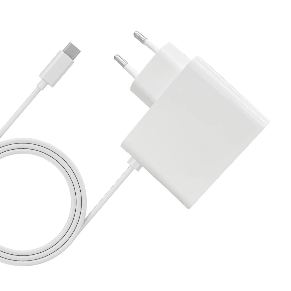 

65W USB C GaN PD Wall Fast Charger USB-C Cable Length Type C Power Adapter Compatible with Mac Book Pro Lenovo Acer Smart Phones