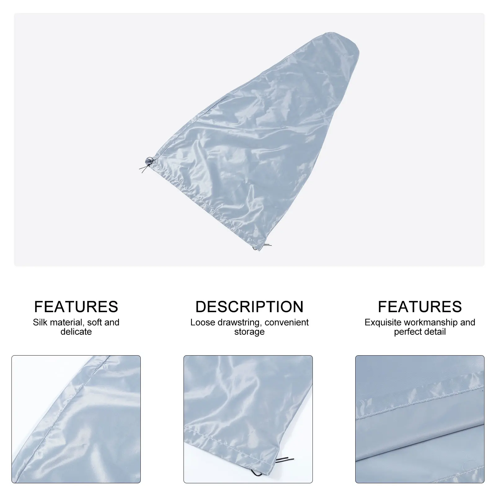 قطعة واحدة من الغطاء الواقي المقاوم للغبار من القماش السميك لملحقات السفر الإلكترونية غطاء مرن للزينة #4