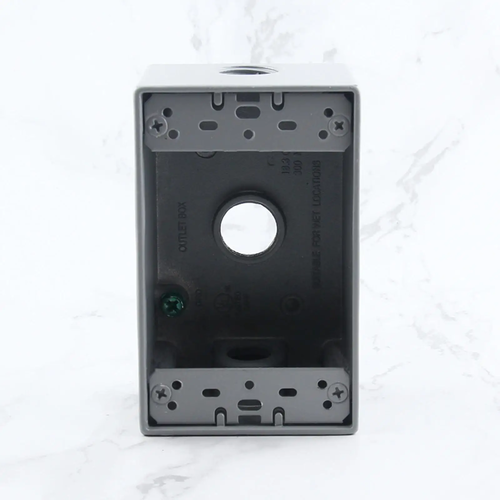 Weatherproof Junction Box Outdoor Aluminum Enclosure Electrical Metal Box for US Standard 118 Type Installations
