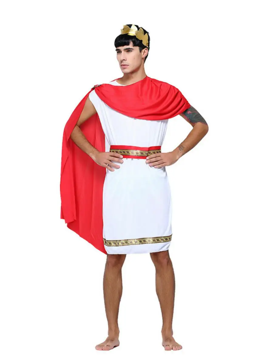 زي إله روماني للبالغين، ملابس تنكرية للرجال، ملابس أداء، زي تنكري للحفلات، ملابس لعب الأدوار، زي تقليدي صيني للعروض المسرحية