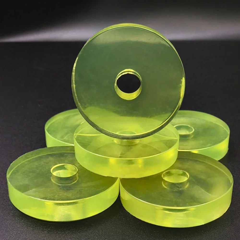 10pcs 50A PU Polyurethane  Circular  Anti-Collision Pad Wear-Resistant Mold  Machine Shock Absorber Pad
