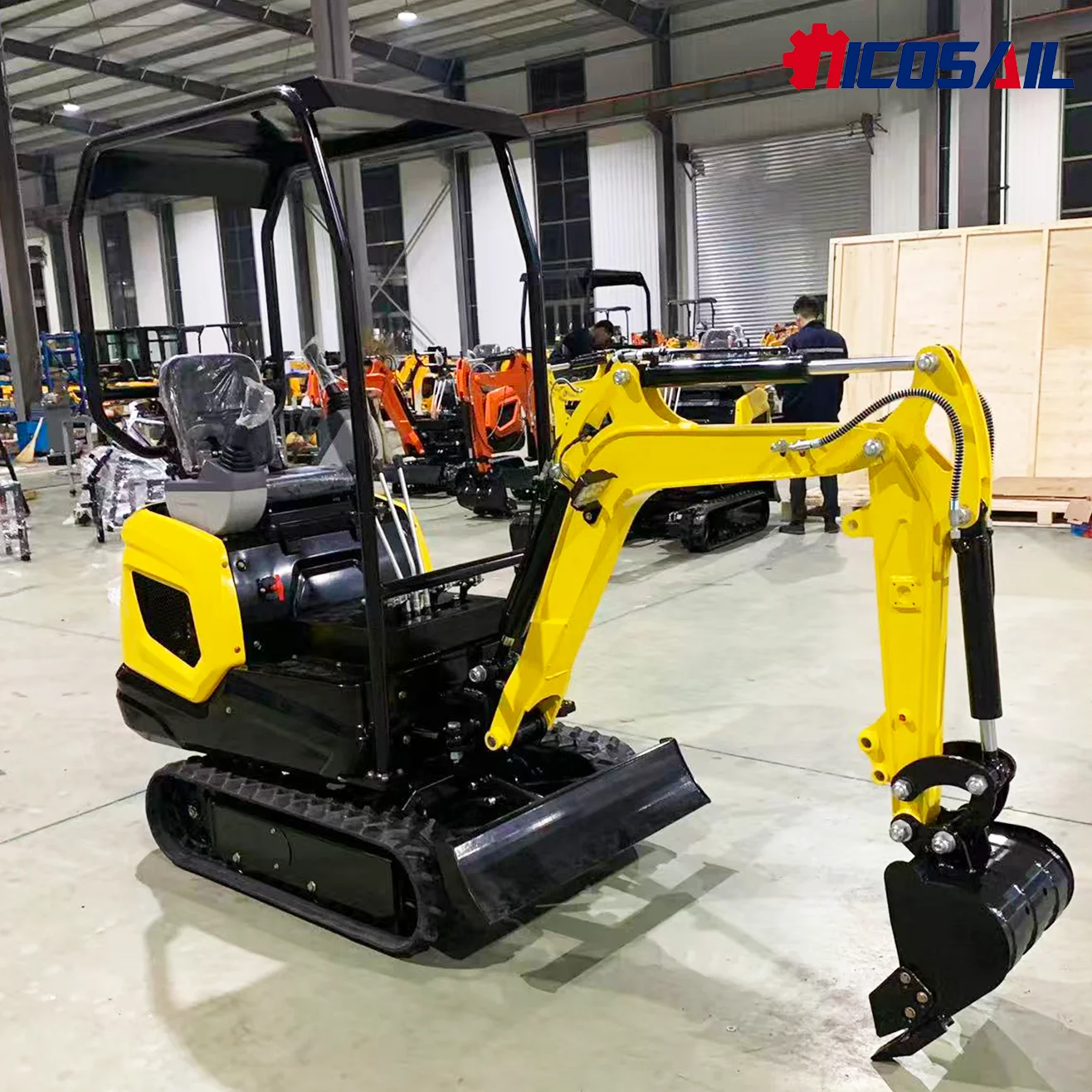 

Экскаватор Nicosail Мини-гусеничный экскаватор 0,8 тонны OKW12N Мини-ретро-экскаватор