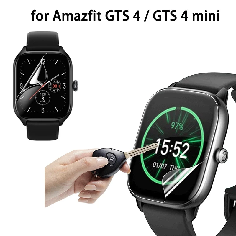 5/10Pcs Screen Protector Soft Film For Huami Amazfit GTS4 / GTS 4 Mini