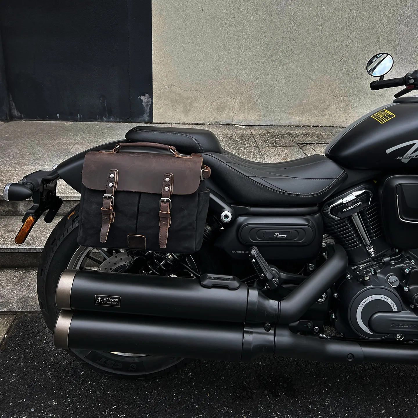 【Premium】For QJMOTOR Flash 600 V2 new version hanging bag motorcycle accessories endurance car retro tail commuter bag