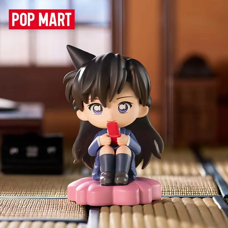 POP MART Famous Detective Conan Classic Character Series Blind Box Surprise Box Original Action Figure Cartoon Model Mystery Box