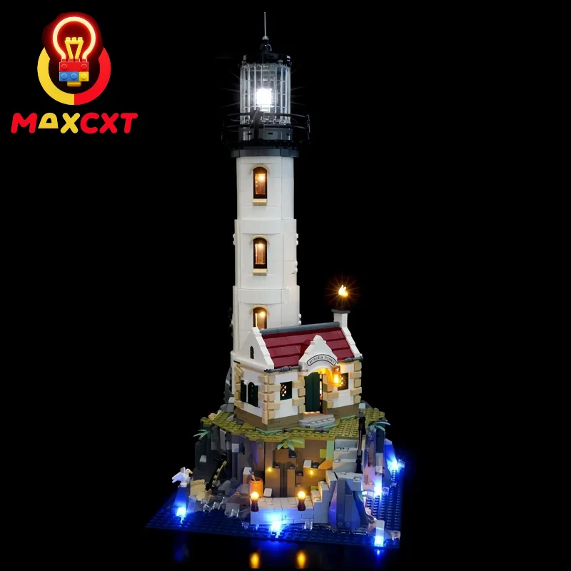 

Набор светодиодных фонарей MAXCXT для LEGO 21335, электрический маяк, декоративная лампа «сделай сам», не включает набор строительных блоков Lego