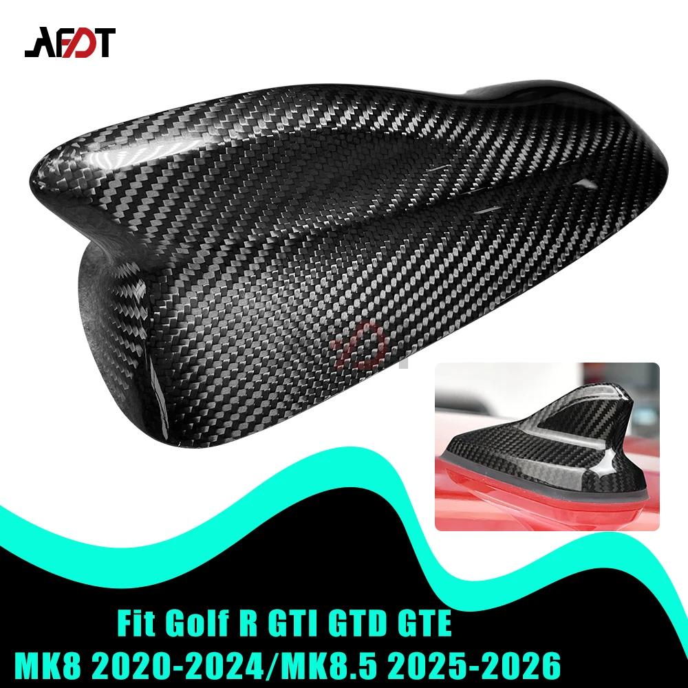 

Для Volkswagen Golf R GTI GTD GTE Golf 8 MK8 Golf 8.5 MK8.5 2020-2026: Накладка на антенну из углеродного волокна, внешние аксессуары