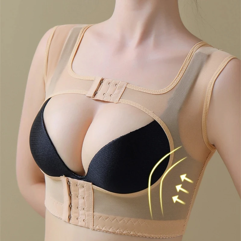 Invisible Body Shaper Corset Women Chest Posture Corrector Bra Belt Back Shoulder Support Brace Posture Correction for Health