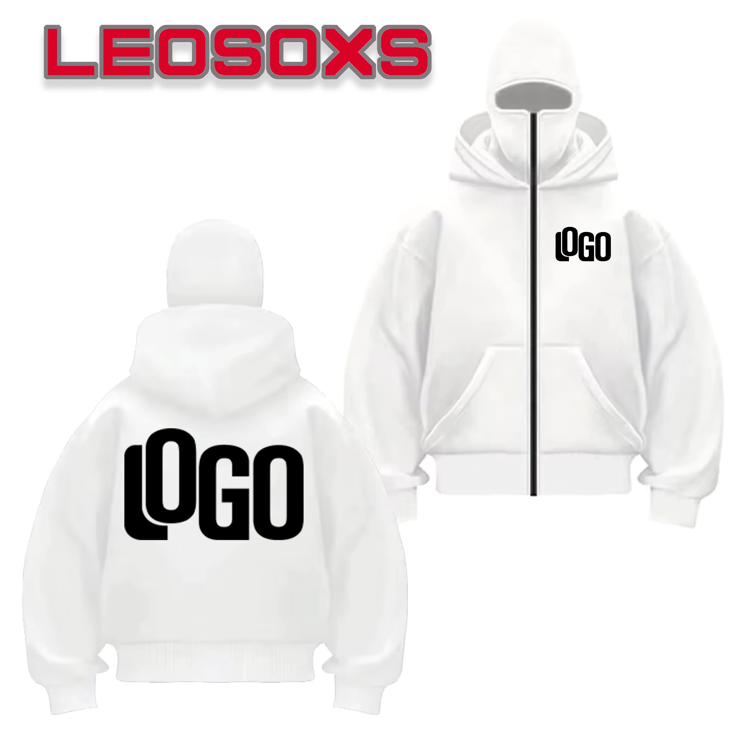 نمط DIY شعار مخصص ملابس رياضية الخريف الدافئة مقنعين ملثمين البلوز بلون عارضة هوديي موكب الموضة #3