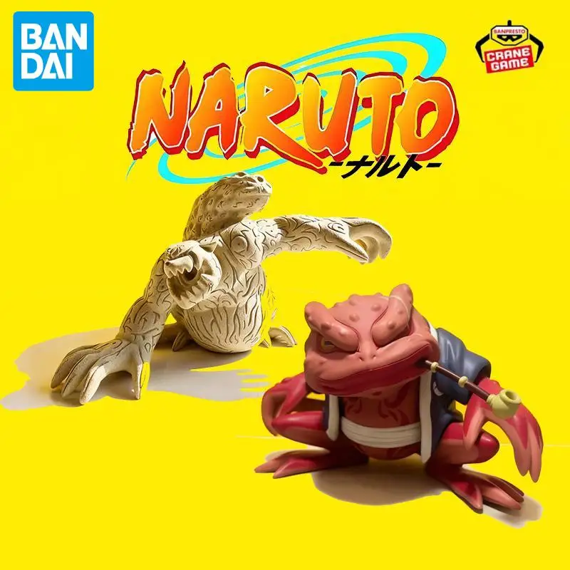 

In Stock Bandai Original Naruto Shukaku GamaBunta Anime Figures Action Model Cartoon Dolls Desktop Toys Pvc Decor Festival Gifts