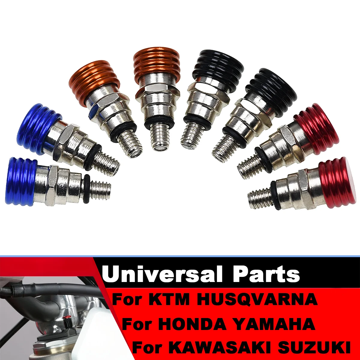 

Motorcycle M4x0.7 Fork Air Bleeder Valves For Husqvarna FC TC TE FE SX 85 125 250 300 350 450 501 2014 2015 2016 2017 2018 2019